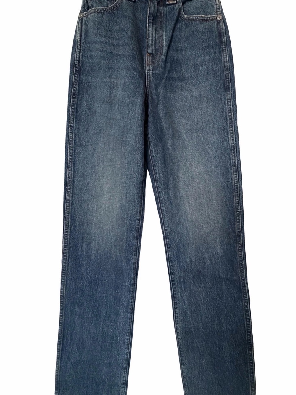 KHAITE Blue Straight-Leg Women's Jeans